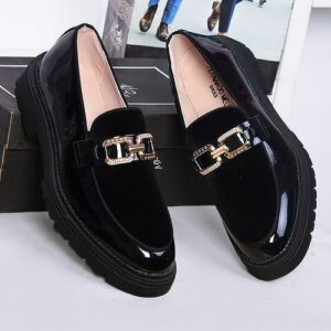 suede chain designers shoe